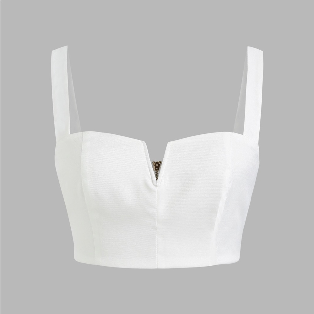 Cider Solid V-wire tank top